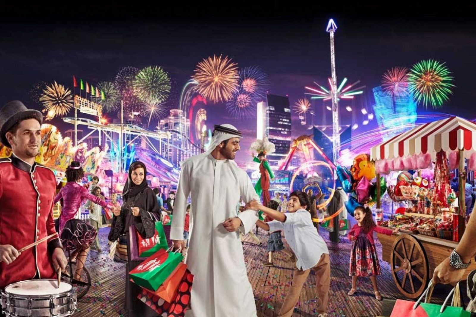 Dubai shopping Festival салют