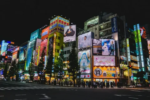 Район Акихабара в Токио