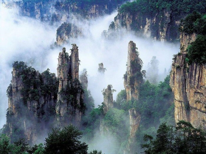 Национальный парк Чжанцзяцз в Китае