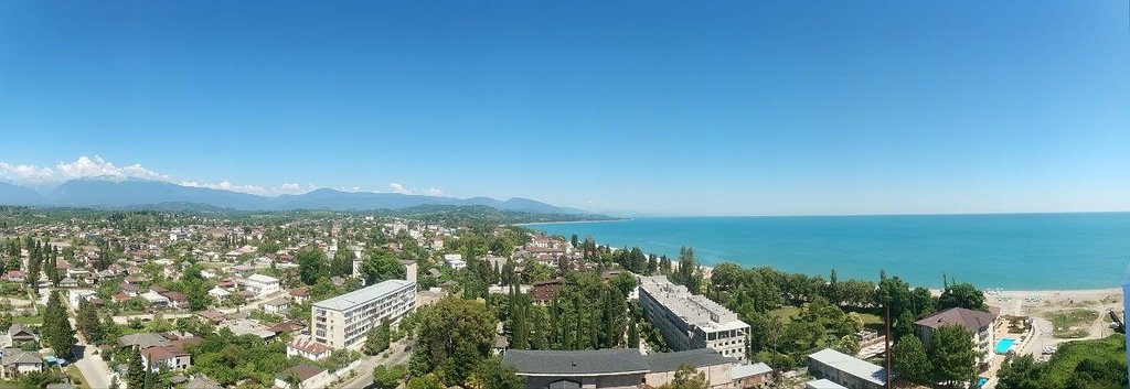 Панорамное фото Абхазия 
